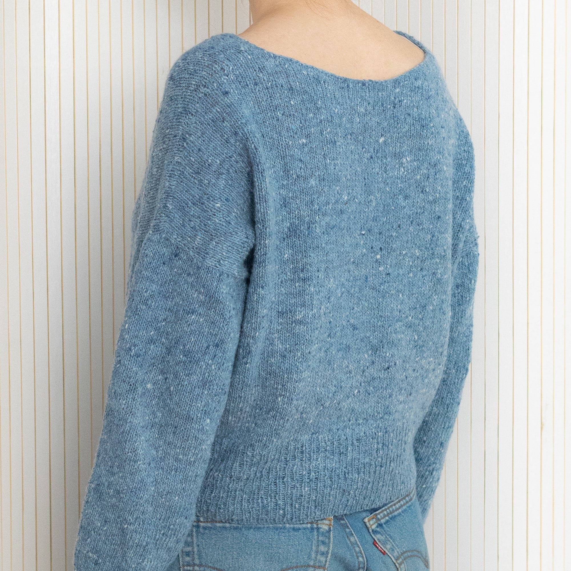 Blue Moon V-neck Sweater